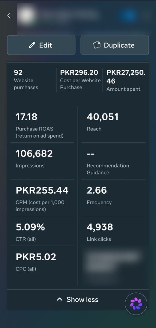 New offer / audience test